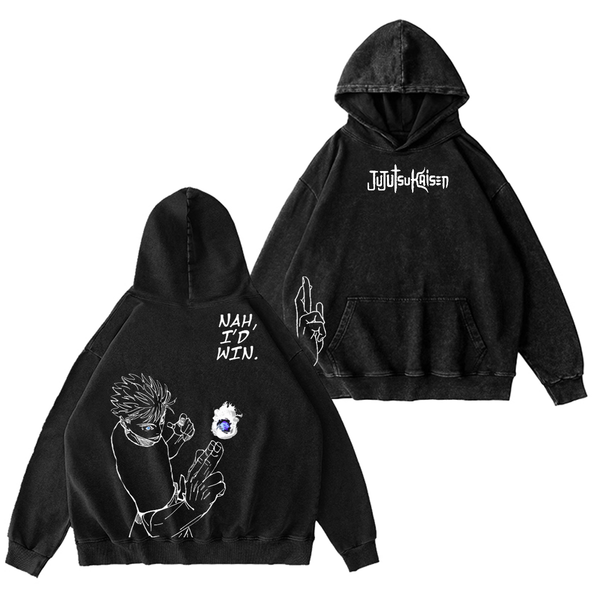 Jujutsu Kaisen Sukuna Washed T-shirt/Crewneck/Hoodie