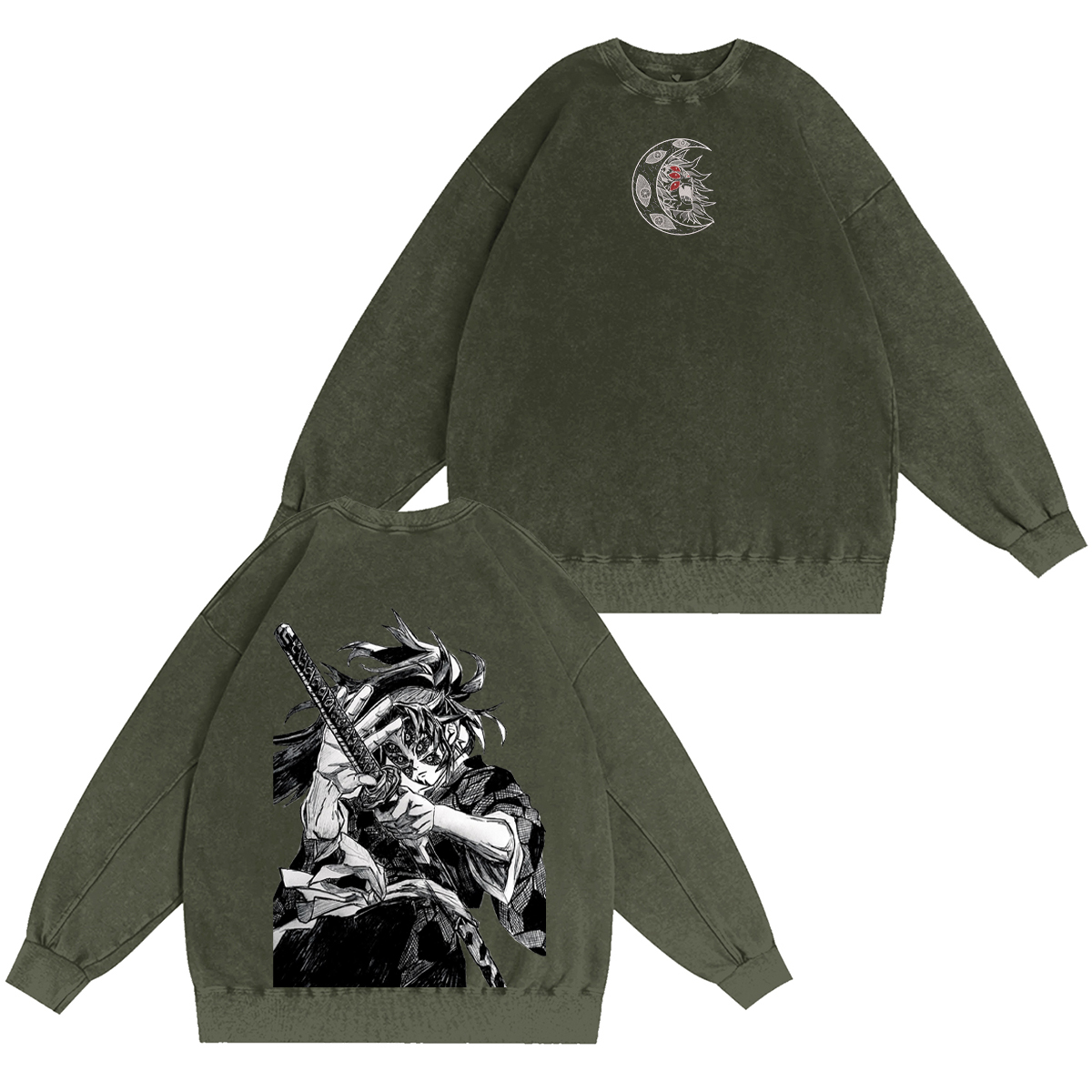 Demon Slayer Vintage Washed T-shirt/Crewneck/Hoodie