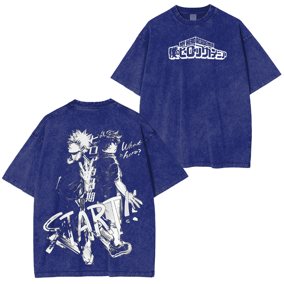 My Hero Academia Vintage Washed T-shirt/Crewneck/Hoodie