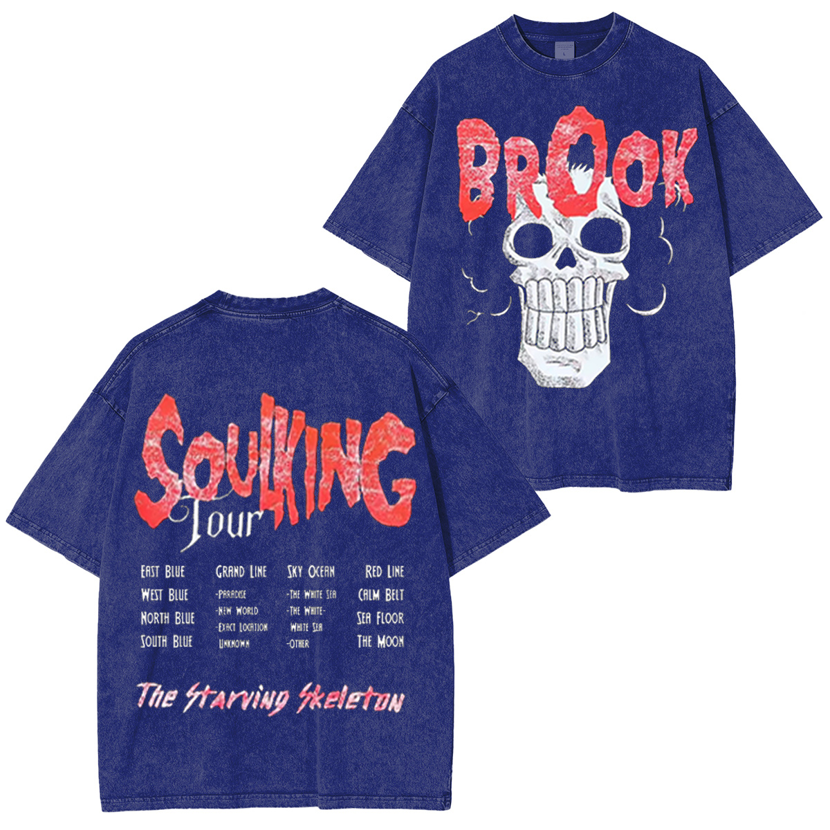 Brook One Piece Vintage Washed T-shirt/Crewneck/Hoodie