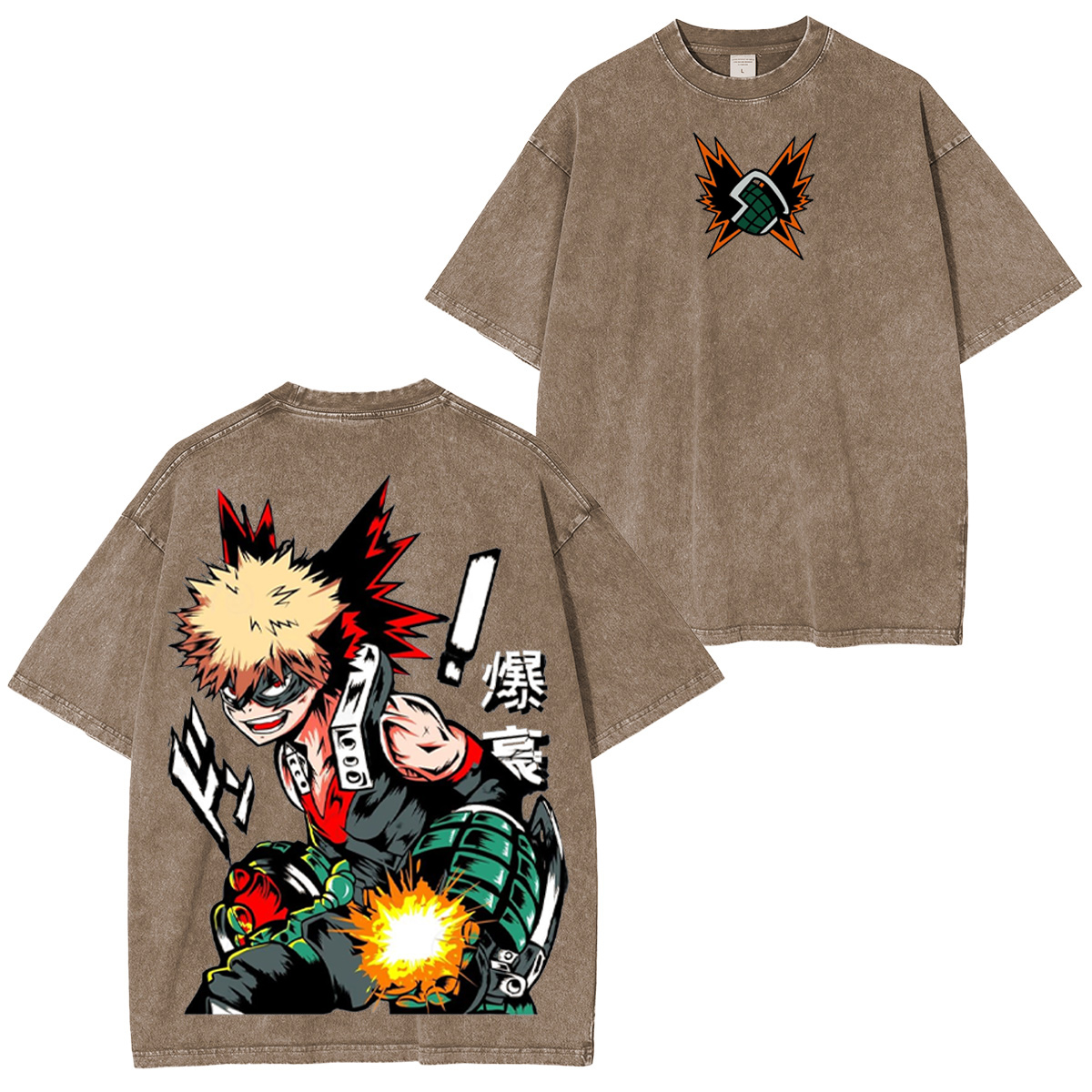 My Hero Academia Vintage Washed T-shirt/Crewneck/Hoodie