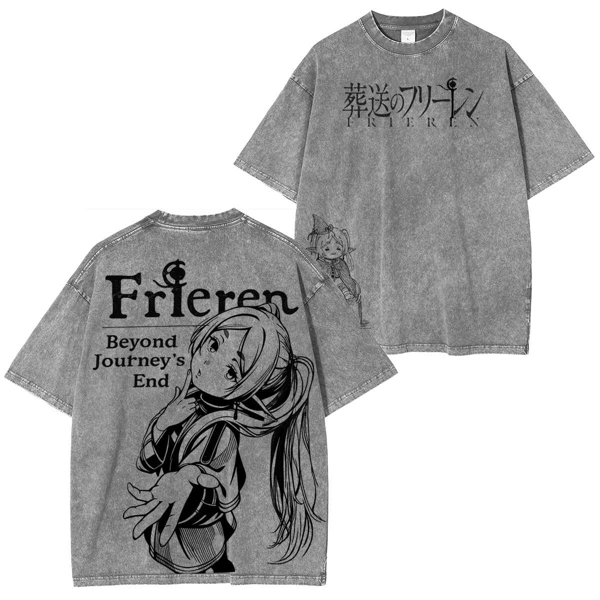 Frieren: Beyond Journey's EndVintage washed T-shirt/Crewneck/Hoodie
