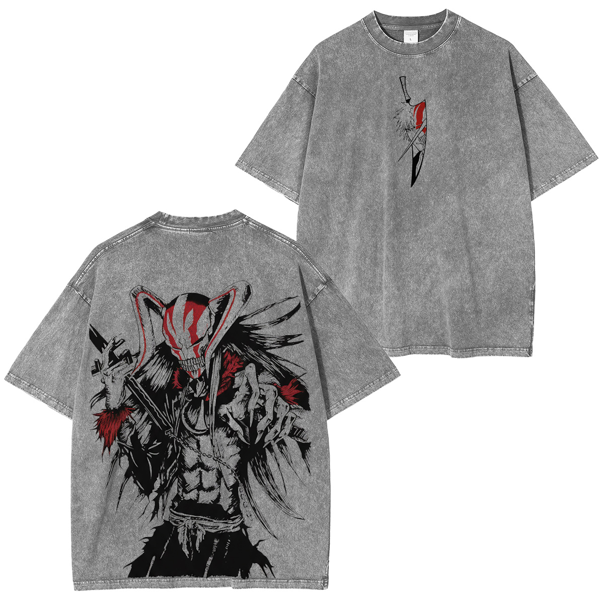  Bleach Manga  :Ichigo Hollow  Vintage washed T-shirt/Crewneck/Hoodie