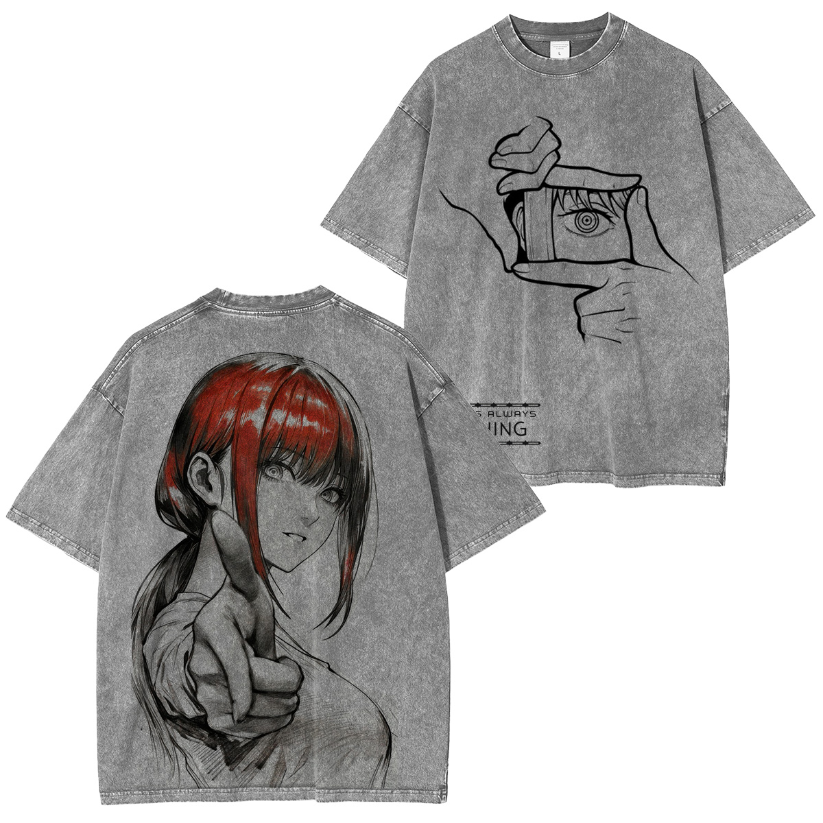 Chainsaw Man :Makima Vintage washed T-shirt/Crewneck/Hoodie