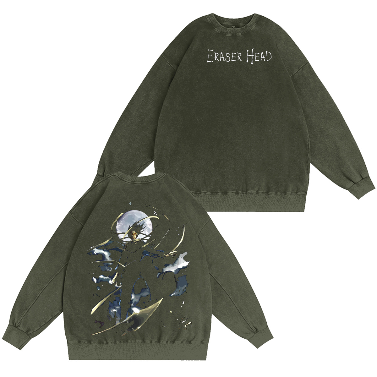 Eraser Head My Hero Academia Vintage Washed T-shirt/Crewneck/Hoodie