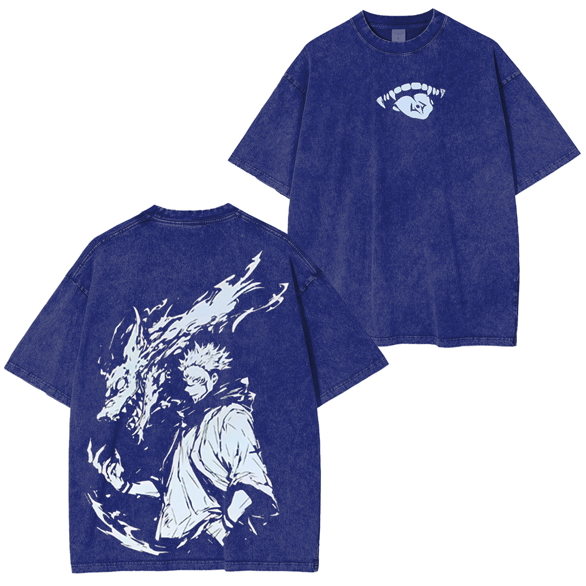 Sukuna Rage Mode x Jujutsu Kaisen Vintage Washed T-shirt/Crewneck/Hoodie