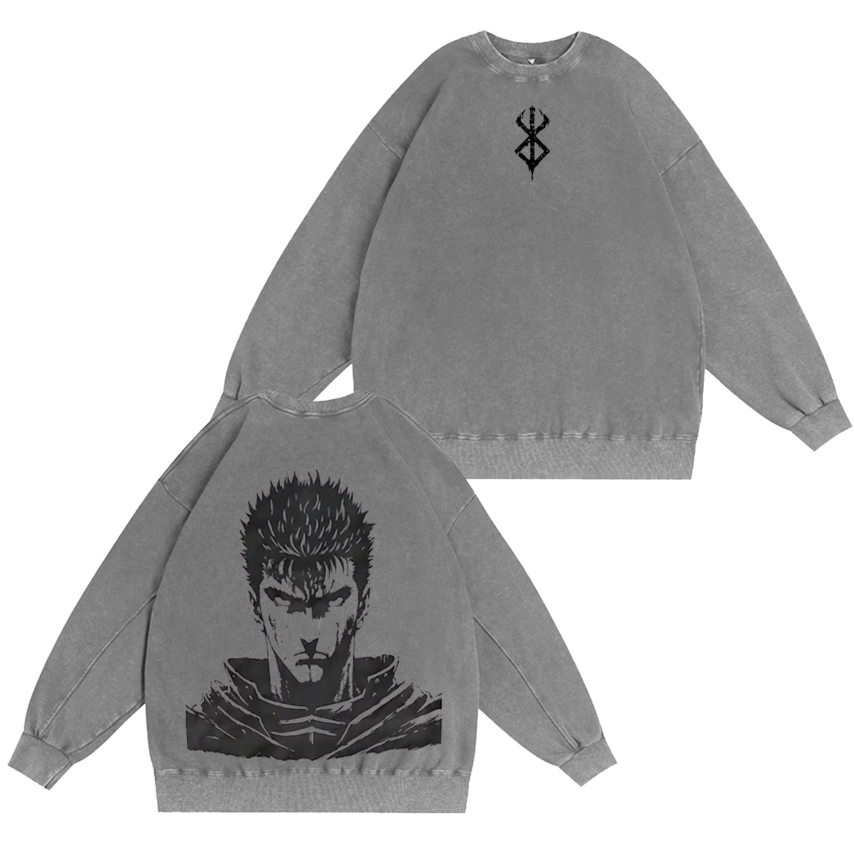 Guts Berserk Washed T-shirt/Crewneck/Hoodie