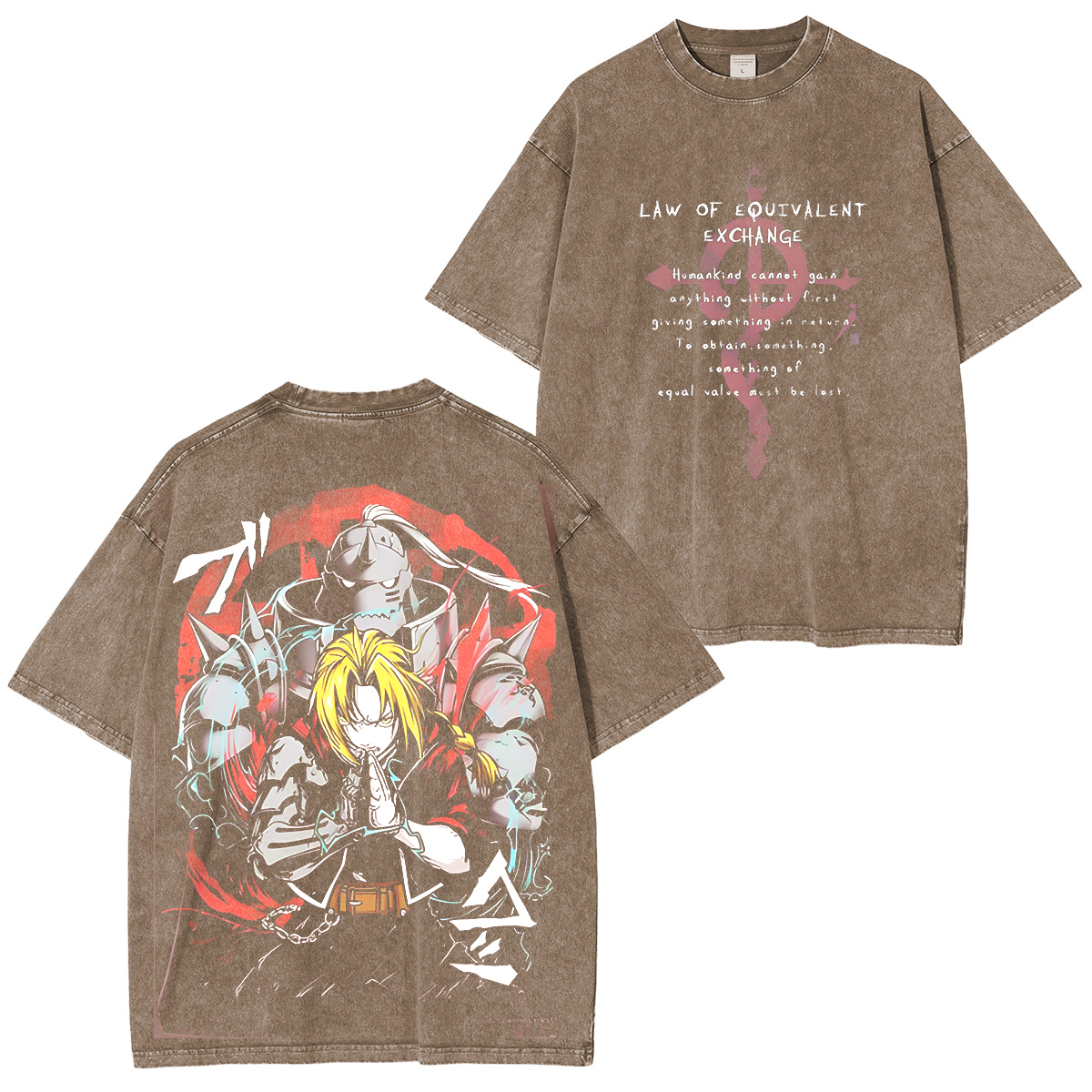 Fullmetal Alchemist: Edward Elric & Alphonse Elric Vintage T-shirt/Crewneck/Hoodie