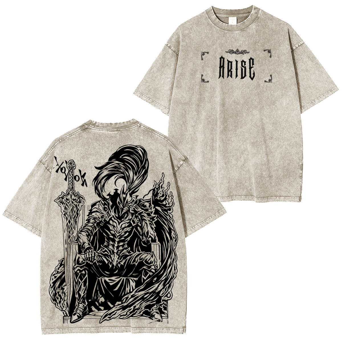 Solo Leveling Vintage washed T-shirt/Crewneck/Hoodie