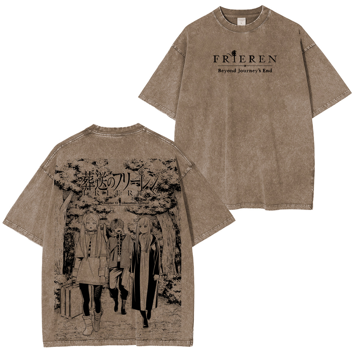 Frieren: Beyond Journey's End Vintage washed T-shirt/Crewneck/Hoodie