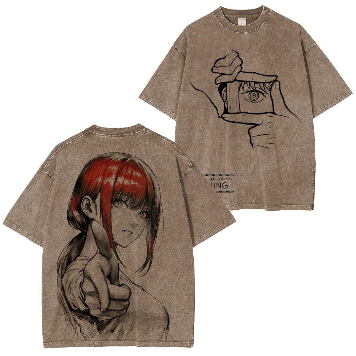 Chainsaw Man :Makima Vintage washed T-shirt/Crewneck/Hoodie