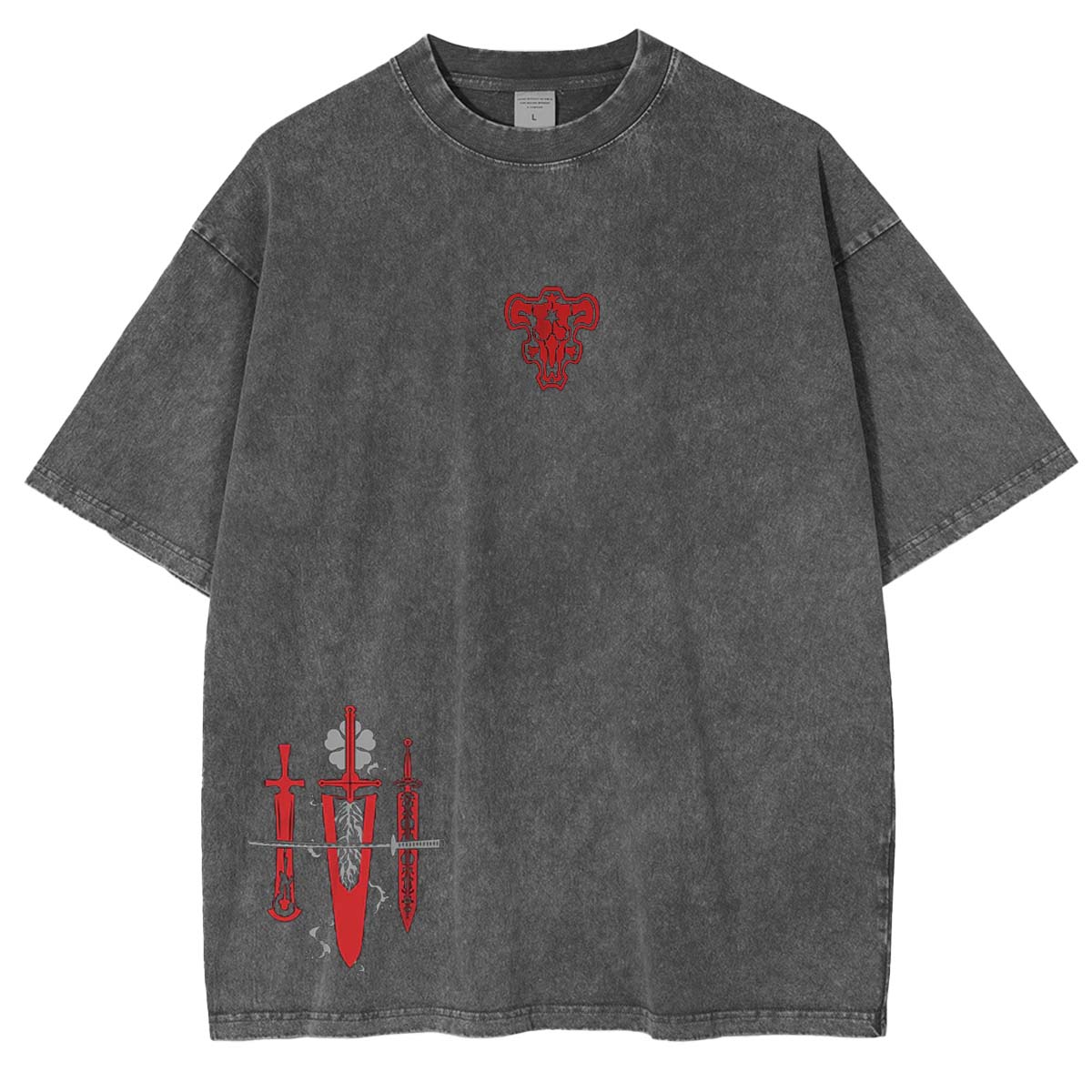 Asta Black Clover Oversized T-Shirt