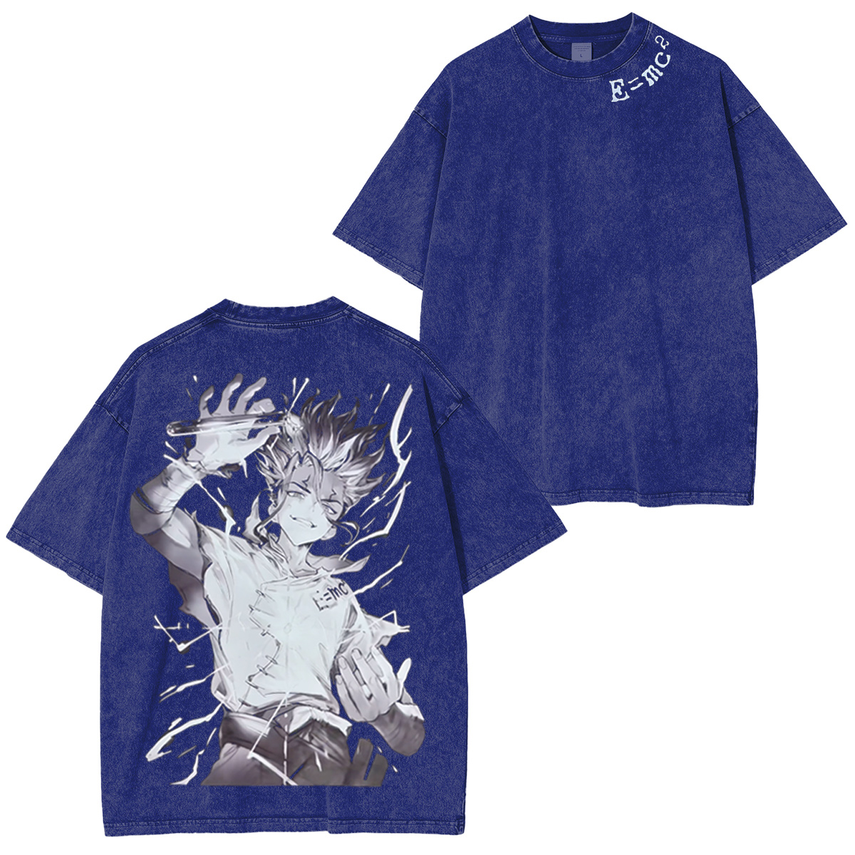 Senku Ishigami Dr. Stone Washed T-shirt/Crewneck/Hoodie