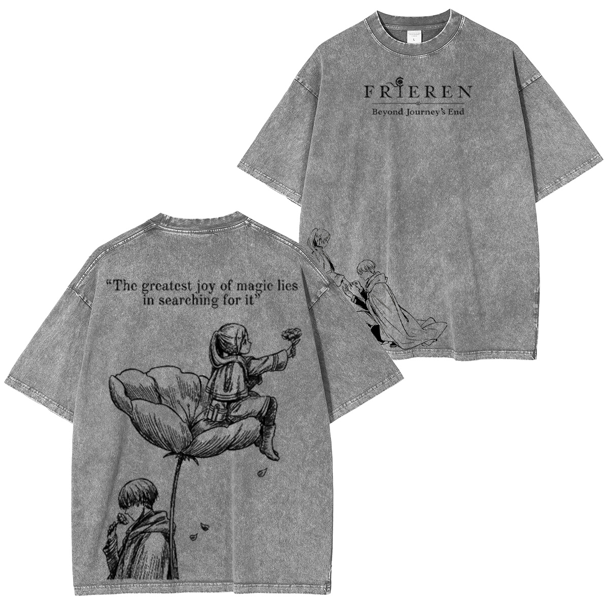 Frieren: Beyond Journey's End Washed T-shirt/Crewneck/Hoodie