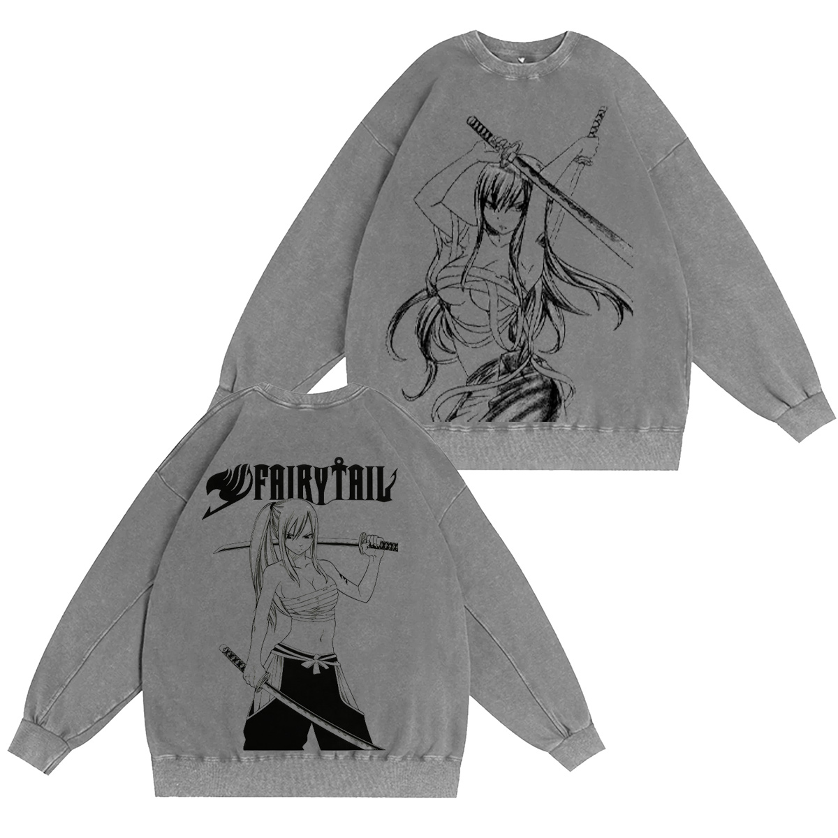 Fairy Tail Washed T-shirt/Crewneck/Hoodie