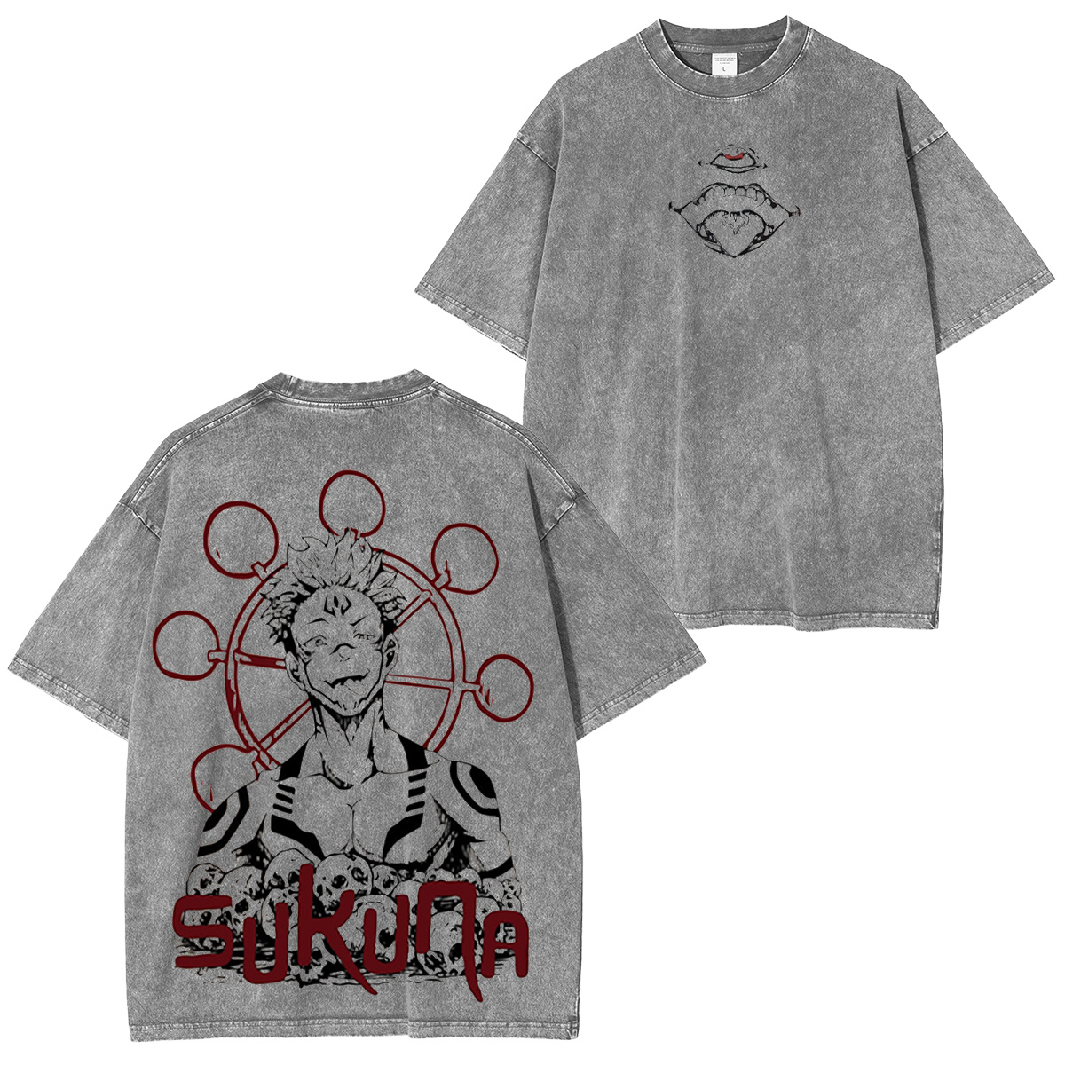 Ryomen Sukuna Jujutsu Kaisen Washed T-shirt/Crewneck/Hoodie