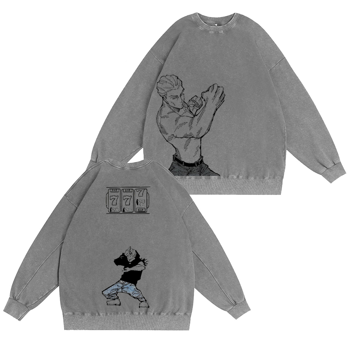 Hakari Kinji Jujutsu Kaisen Washed T-shirt/Crewneck/Hoodie