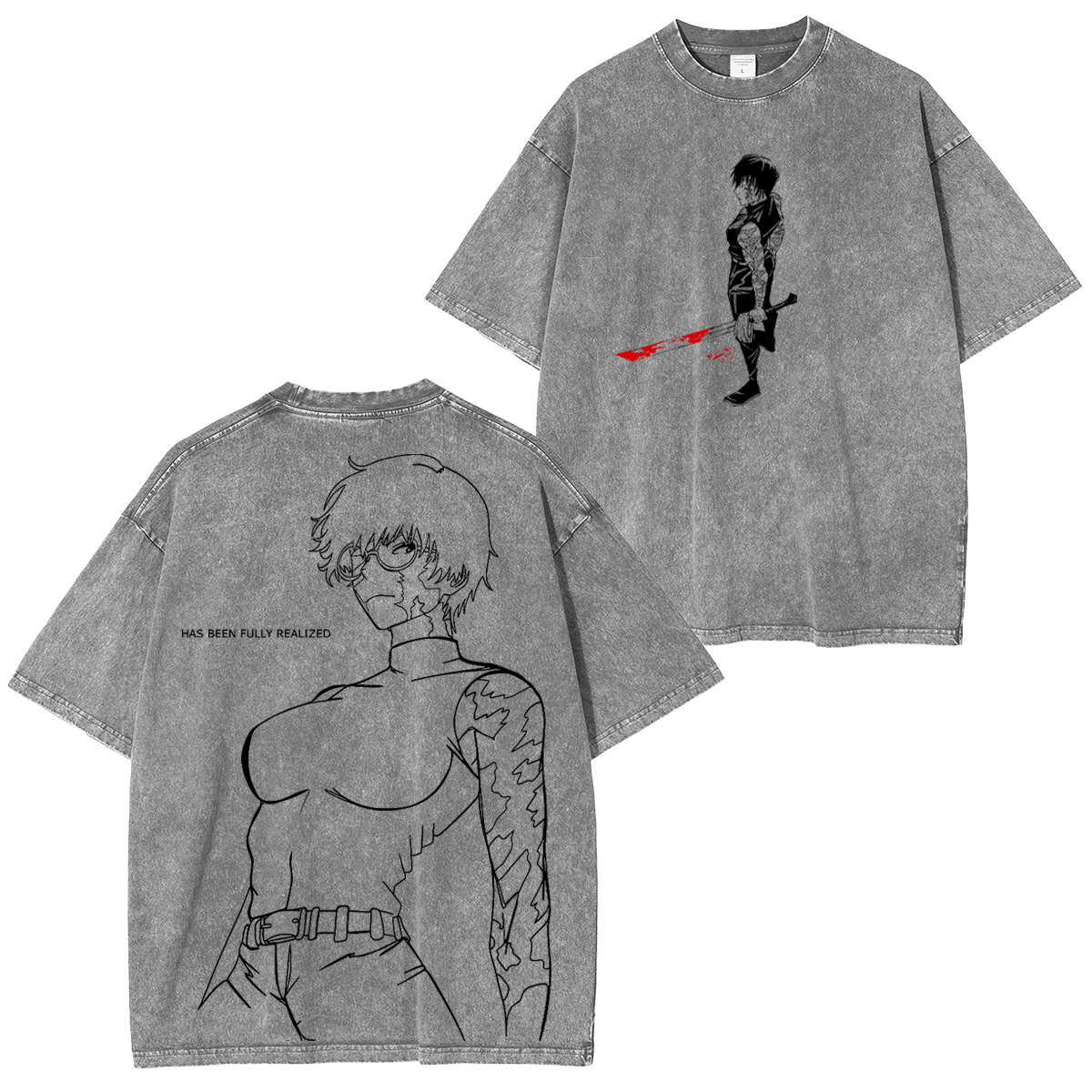 Maki Zenin Jujutsu Kaisen Washed T-shirt/Crewneck/Hoodie