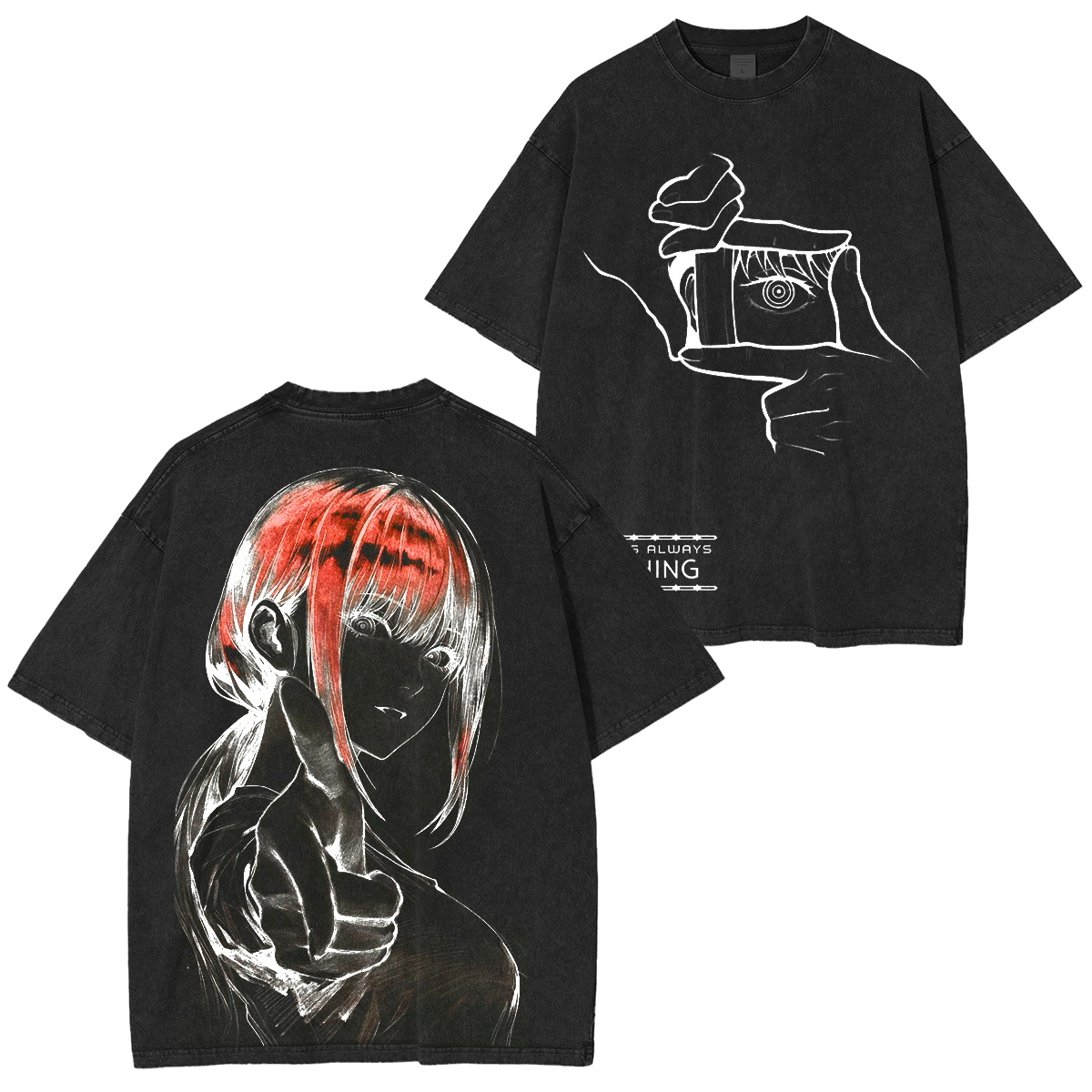 Chainsaw Man :Makima Vintage washed T-shirt/Crewneck/Hoodie