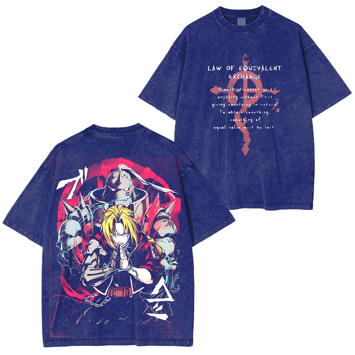 Fullmetal Alchemist: Edward Elric & Alphonse Elric Vintage T-shirt/Crewneck/Hoodie