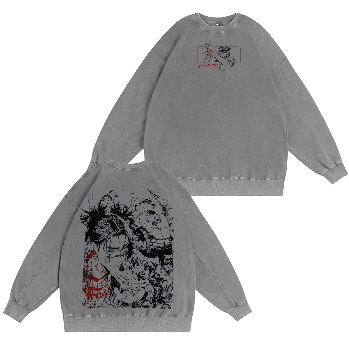 Jujutsu Kaisen Washed T-shirt/Crewneck/Hoodie