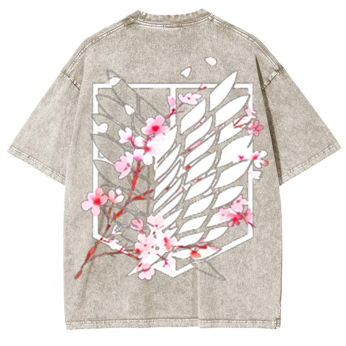 Wings Of Freedom AOT Vintage Washed Unisex T-Shirt