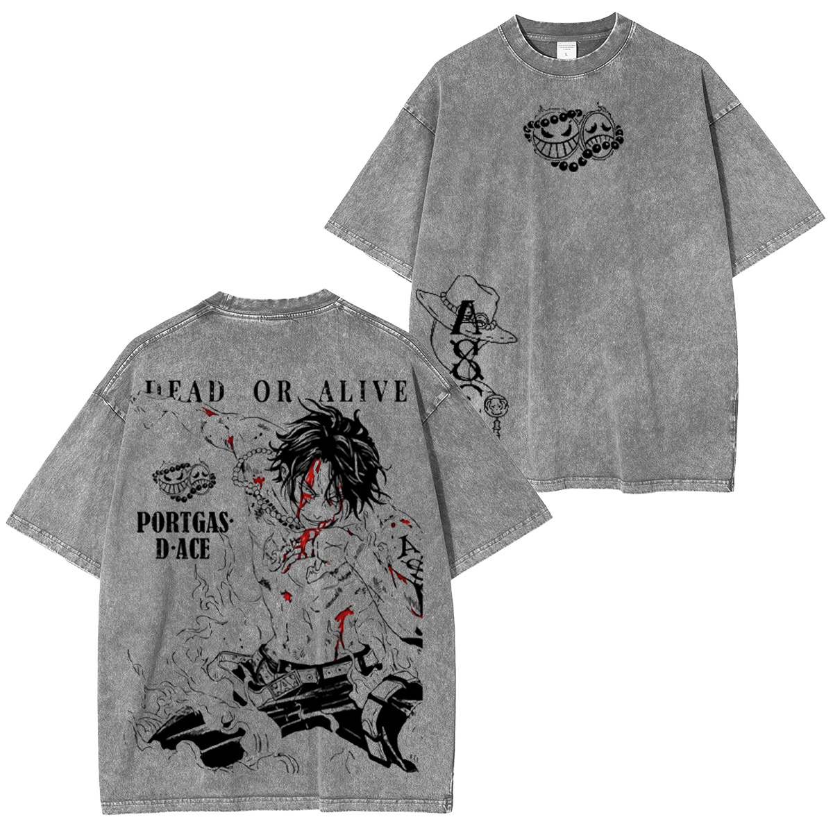 One Piece Washed T-shirt/Crewneck/Hoodie