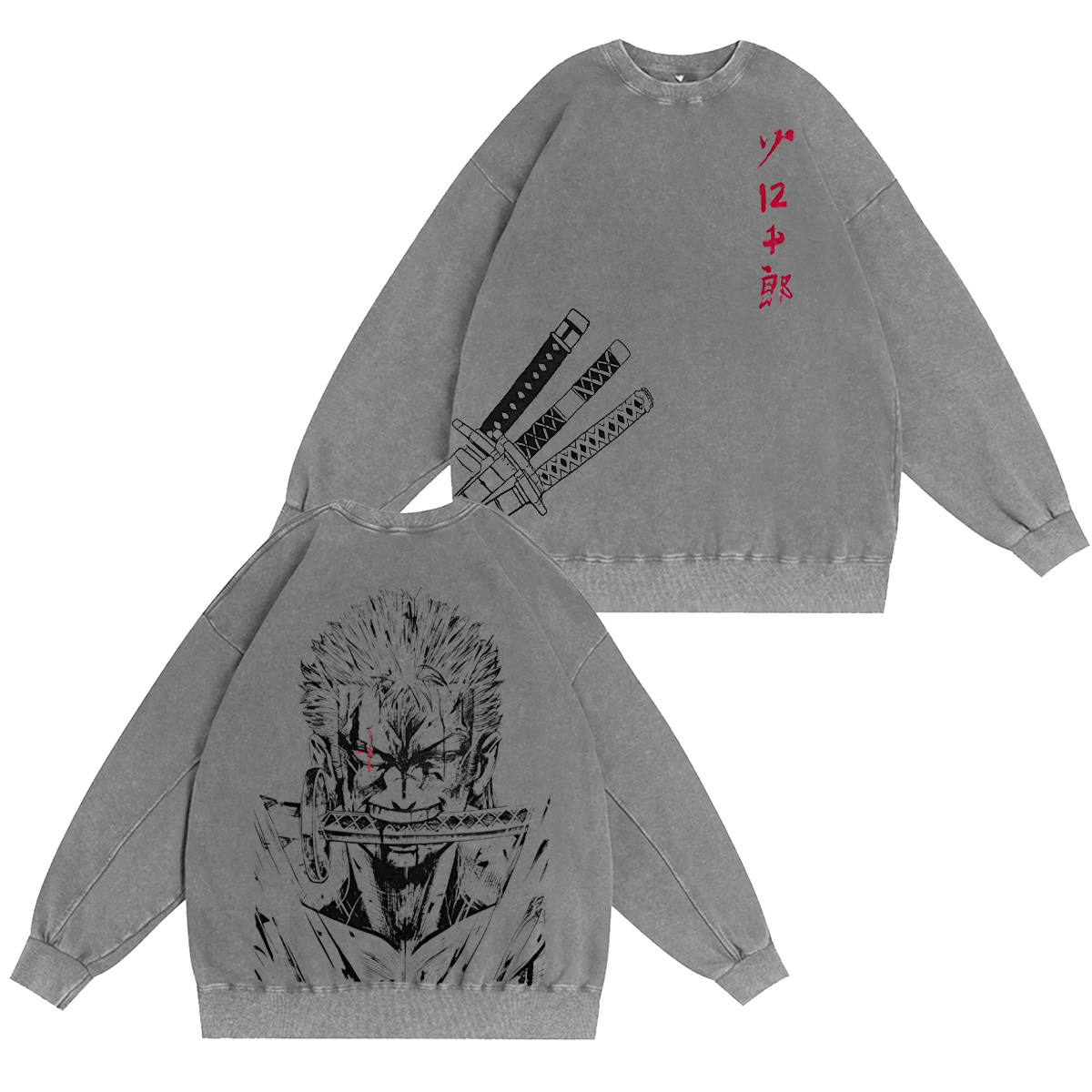 One Piece Washed T-shirt/Crewneck/Hoodie