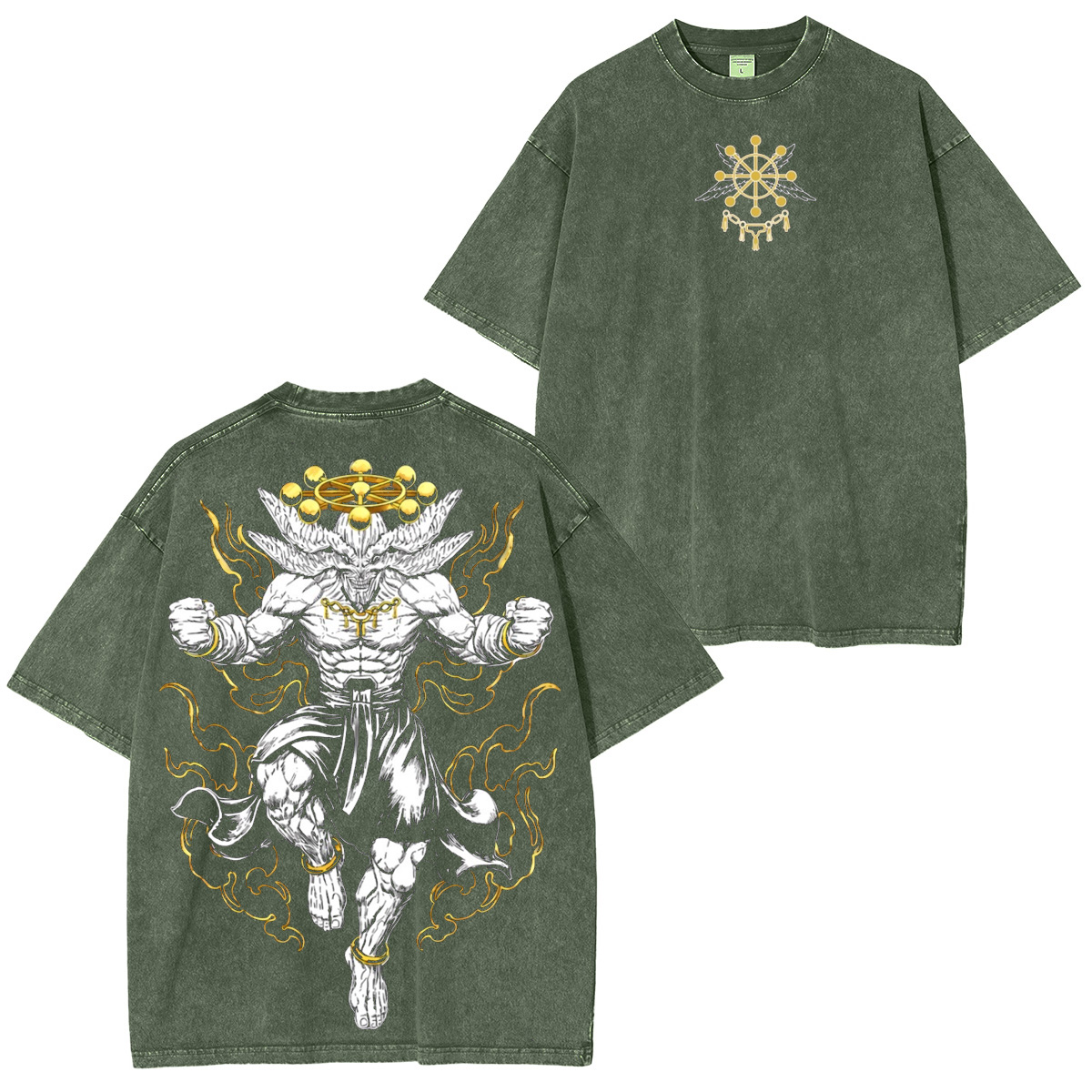 Mahoraga Jujutsu Kaisen Washed T-shirt/Crewneck/Hoodie