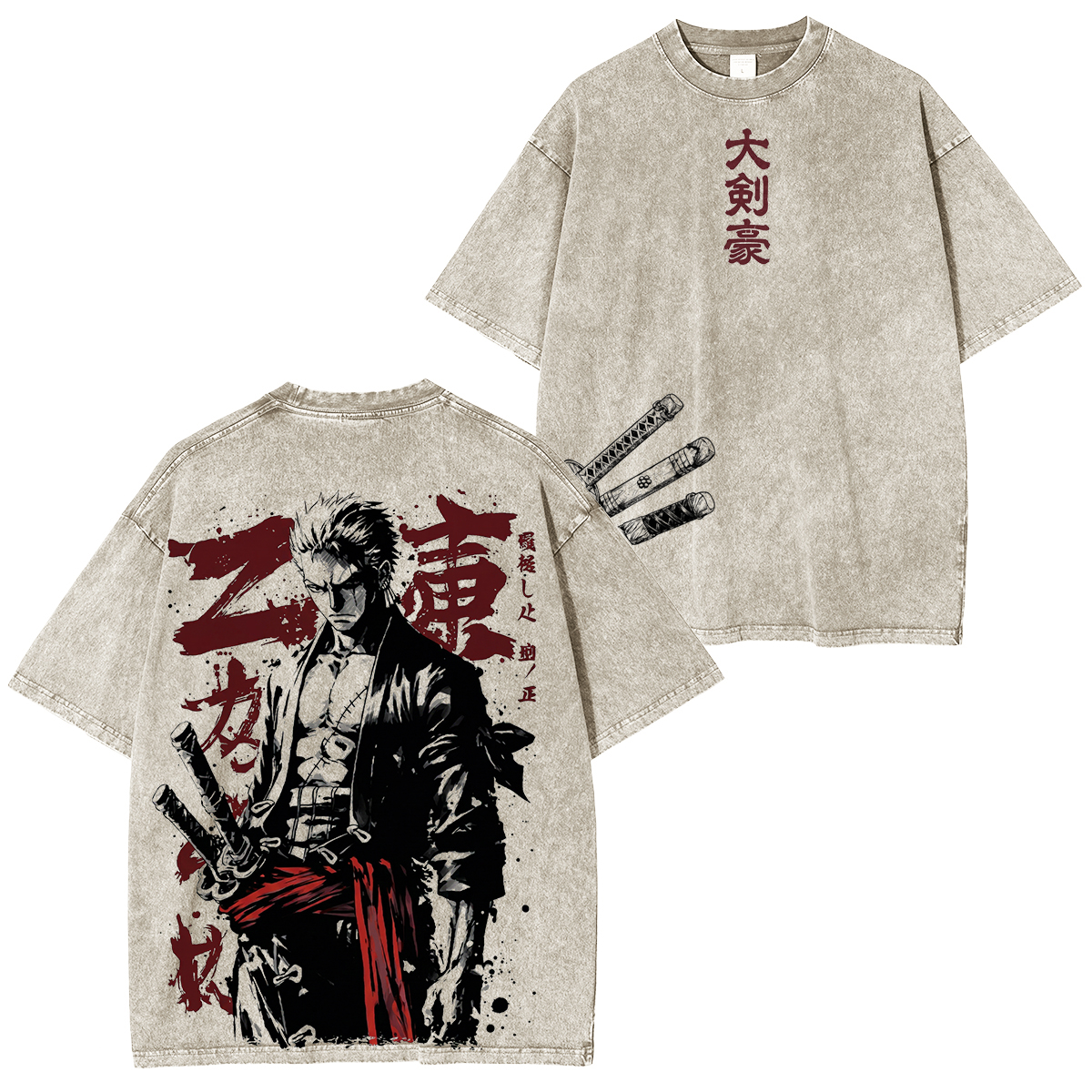 One Piece Roronoa Zoro Vintage Tee