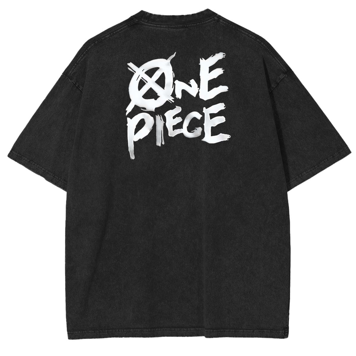 Nico Robin x One Piece Anime Double Printed Vintage Washed Tee