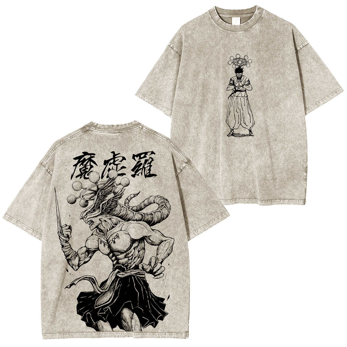 Jujutsu Kaisen :Mahoraga Vintage washed T-shirt/Crewneck/Hoodie