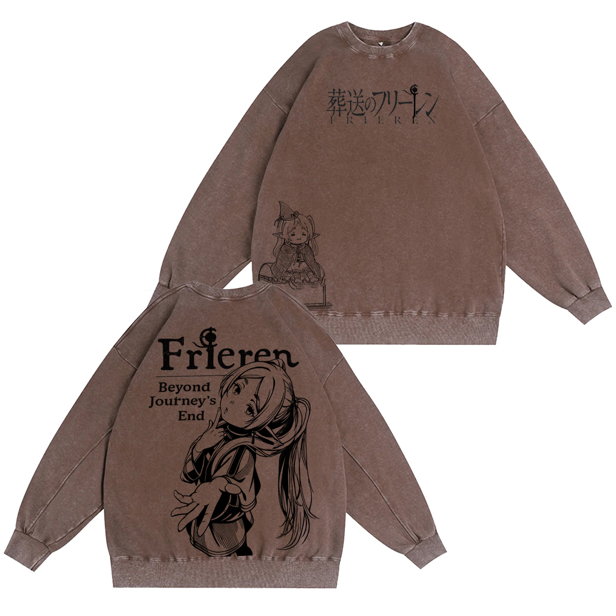 Frieren: Beyond Journey's EndVintage washed T-shirt/Crewneck/Hoodie