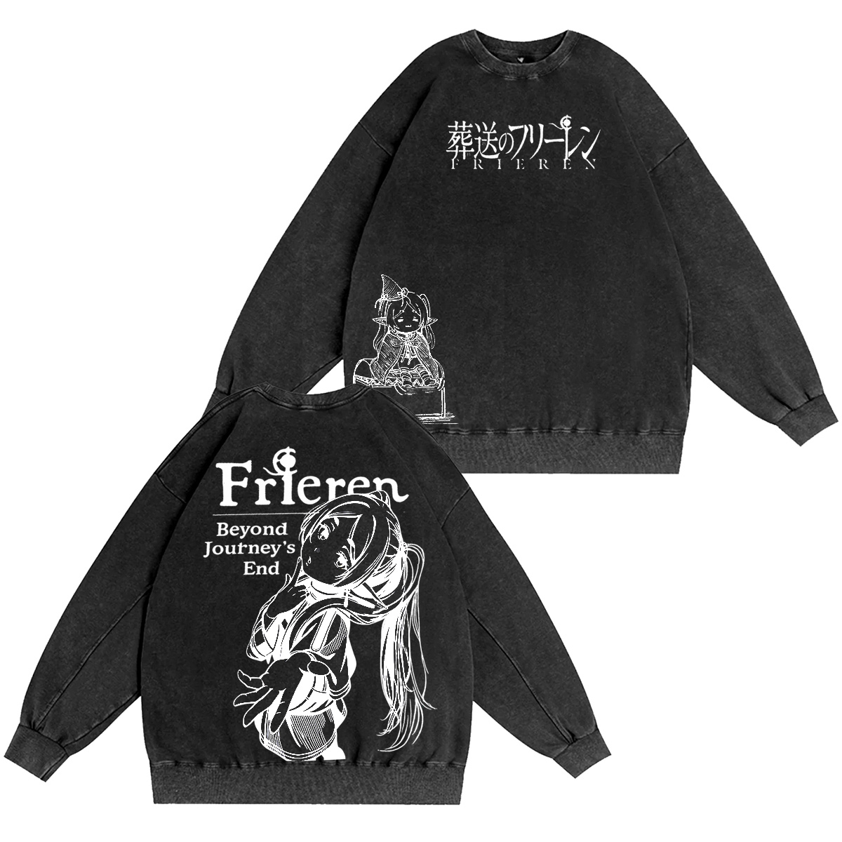 Frieren: Beyond Journey's EndVintage washed T-shirt/Crewneck/Hoodie