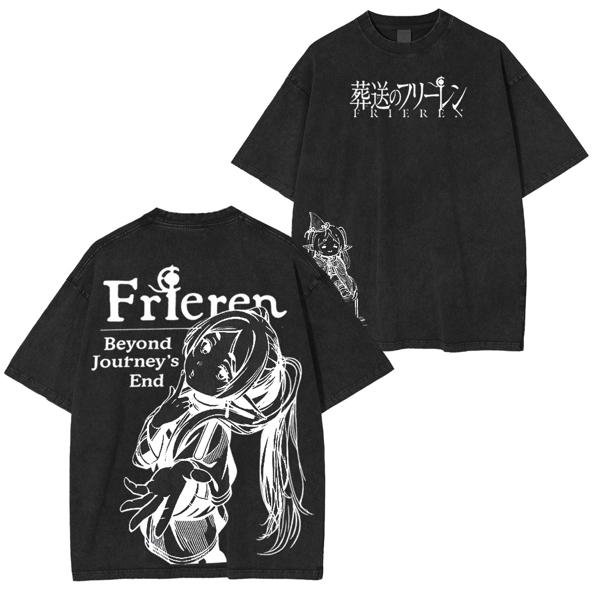 Frieren: Beyond Journey's EndVintage washed T-shirt/Crewneck/Hoodie