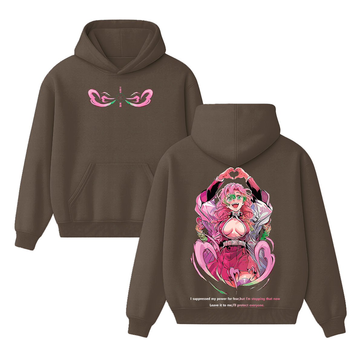 Demon Slayer Anime Double Printed Vintage Unisex Hoodie
