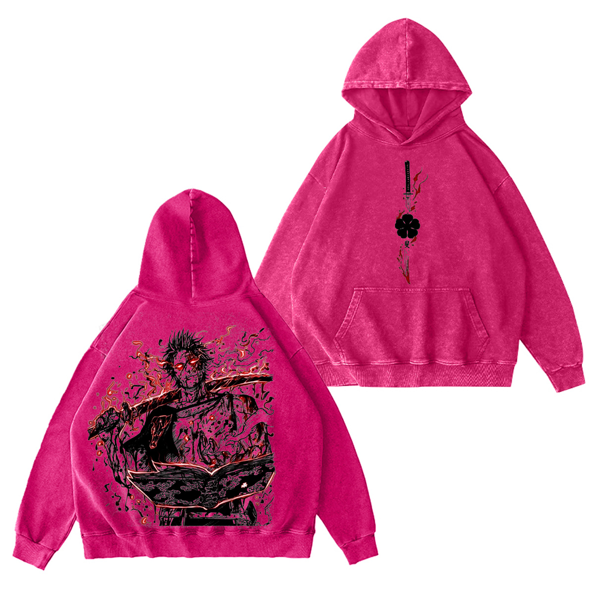 Black Clover Washed T-shirt/Crewneck/Hoodie