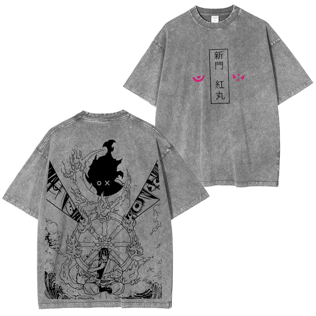 One Piece Anime Washed T-shirt