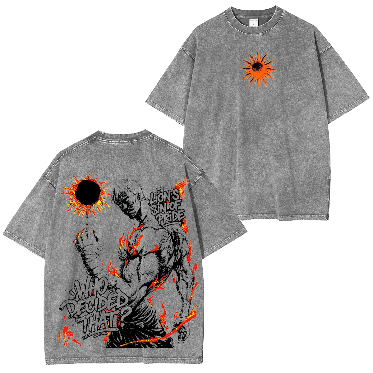 Escanor Nanatsu no Taizai  Vintage washed T-shirt/Crewneck/Hoodie