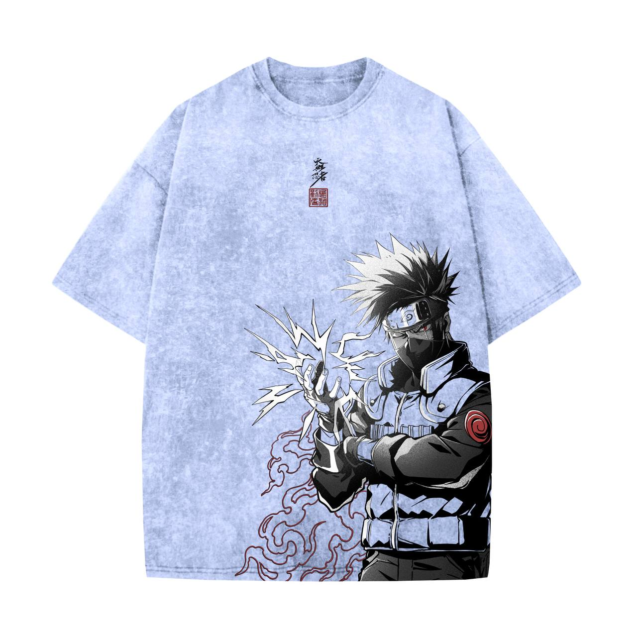 Naruto Kakashi Unisex Washed T-Shirt