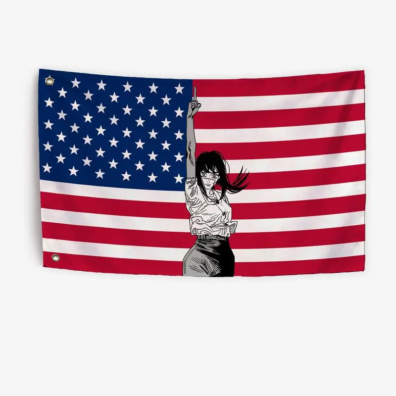 Anime Chainsaw Man Flag