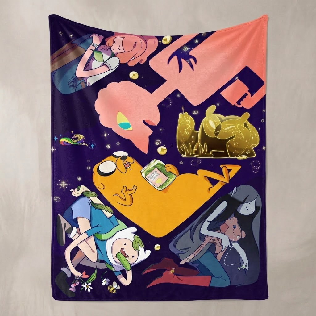Cozy Adventure Time Blanket for Ultimate Relaxation  Blanket
