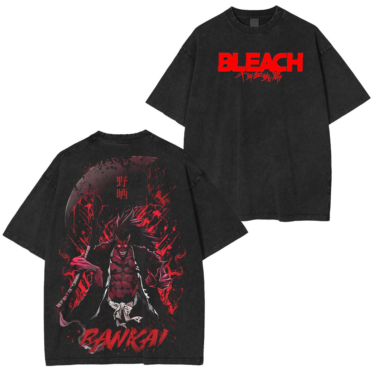 Bleach Vintage washed T-shirt/Crewneck/Hoodie
