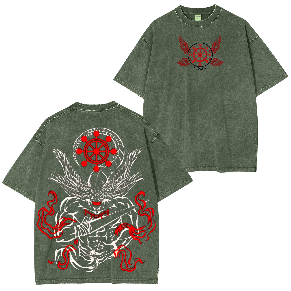 Jujutsu Kaisen :Makora Vintage washed T-shirt/Crewneck/Hoodie
