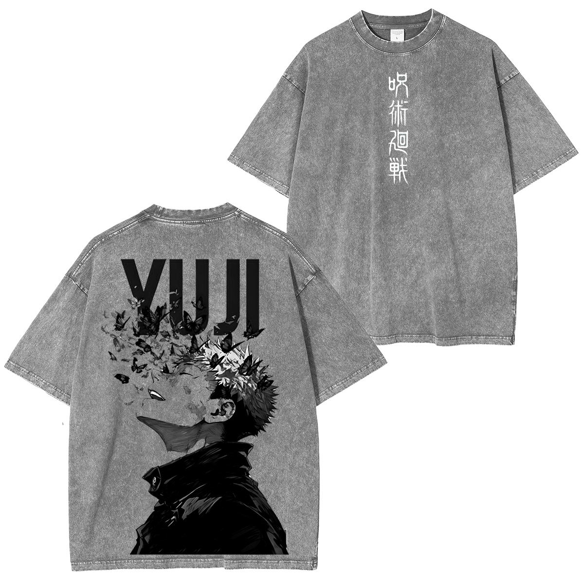 Jujutsu Kaisen :Yuji Itadori Vintage washed T-shirt/Crewneck/Hoodie