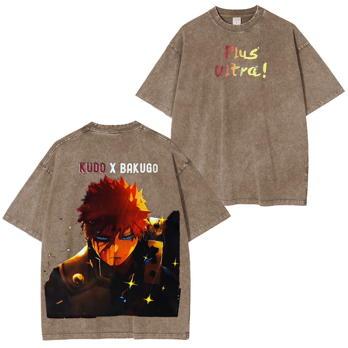 My Hero Academia Vintage Washed T-shirt/Crewneck/Hoodie