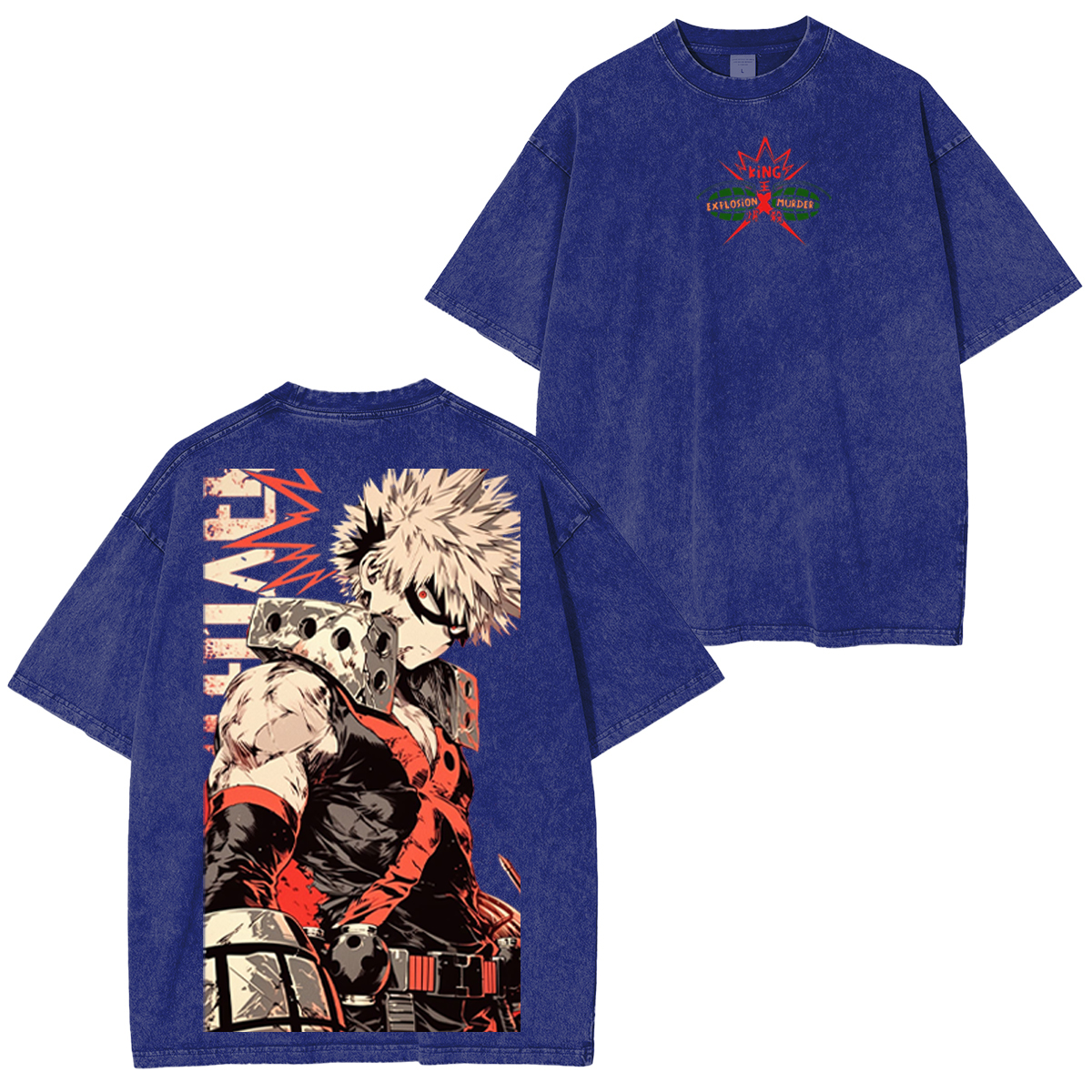 My Hero Academia Vintage Washed T-shirt/Crewneck/Hoodie