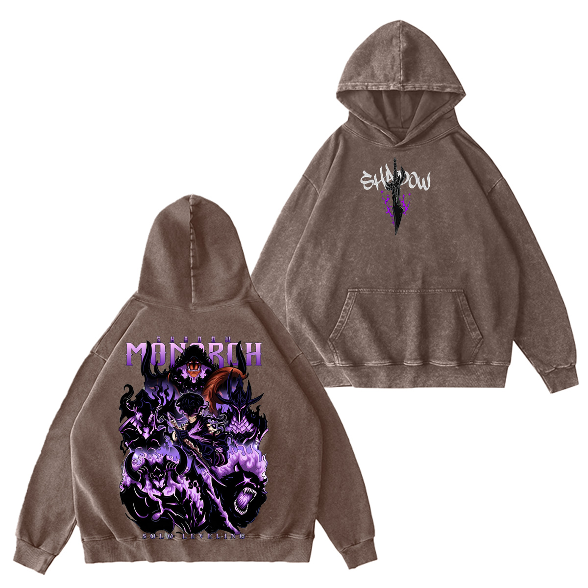 I Alone Upgrade ：shadowmonarch Vintage washed T-shirt/Crewneck/Hoodie