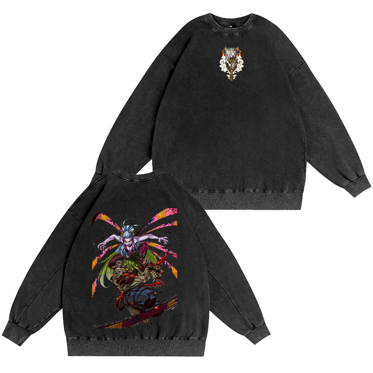 Demon Slayer Vintage Washed T-shirt/Crewneck/Hoodie