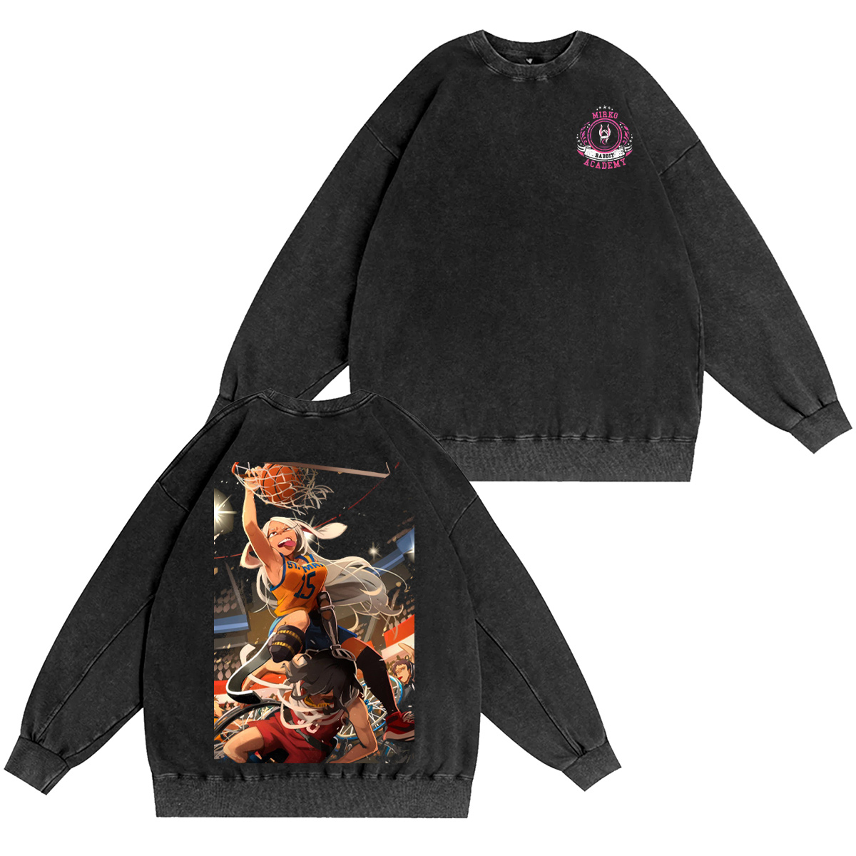 My Hero Academia Vintage Washed T-shirt/Crewneck/Hoodie